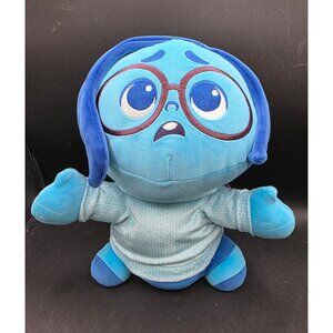 Disney Pixar Inside Out Sadness Plush Doll Weighted Comfort Collectible Soft Toy